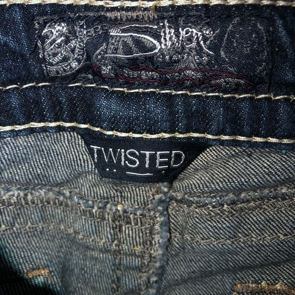 Silver “Twisted” Dark Denim Jeans - Picture 5 of 15